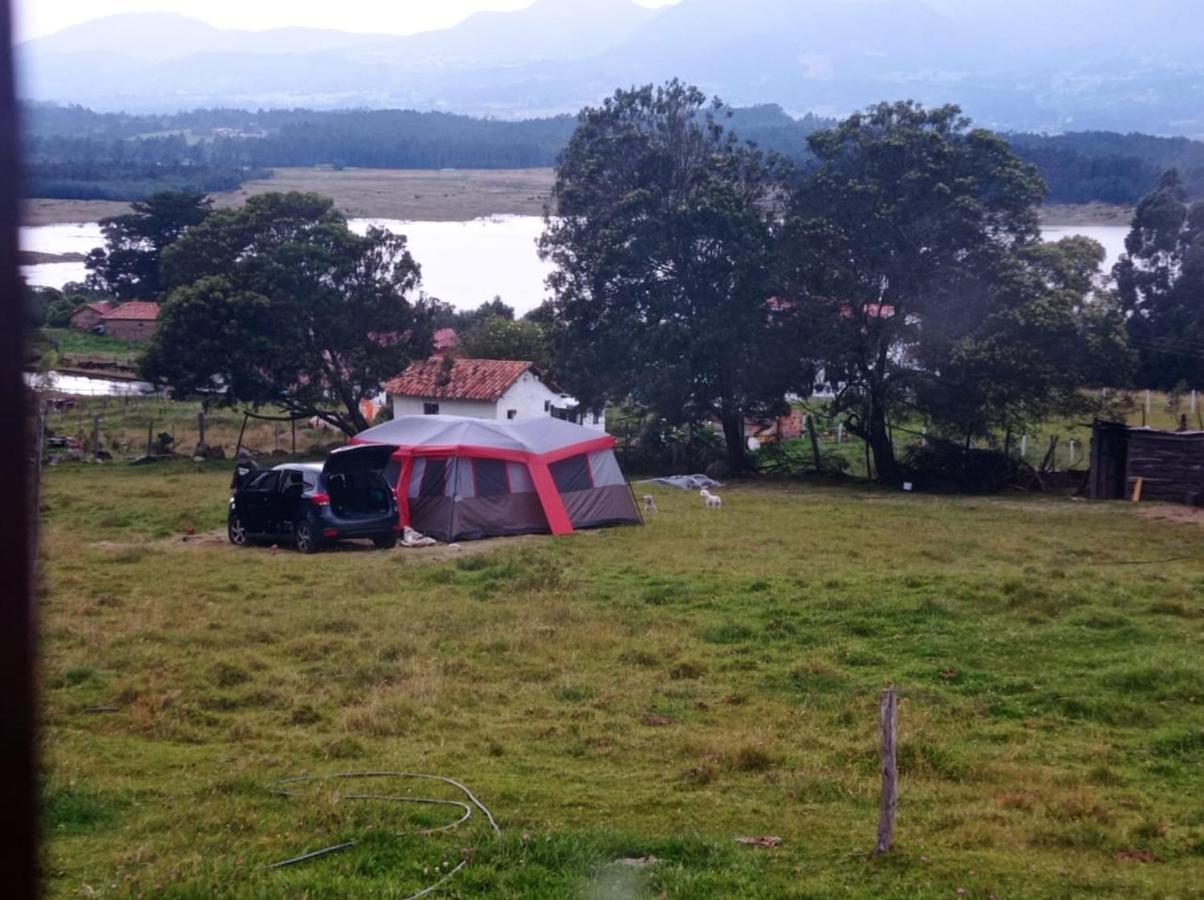 Camping Las Acacias Guatavita Exterior foto