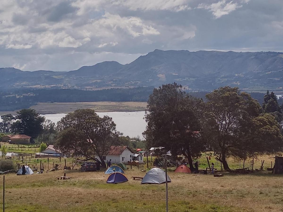 Camping Las Acacias Guatavita Exterior foto
