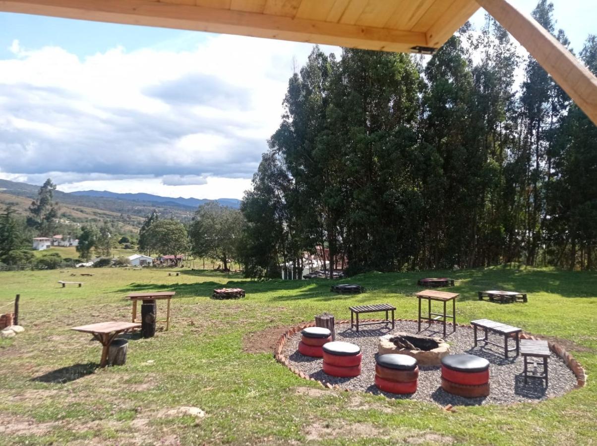 Camping Las Acacias Guatavita Exterior foto