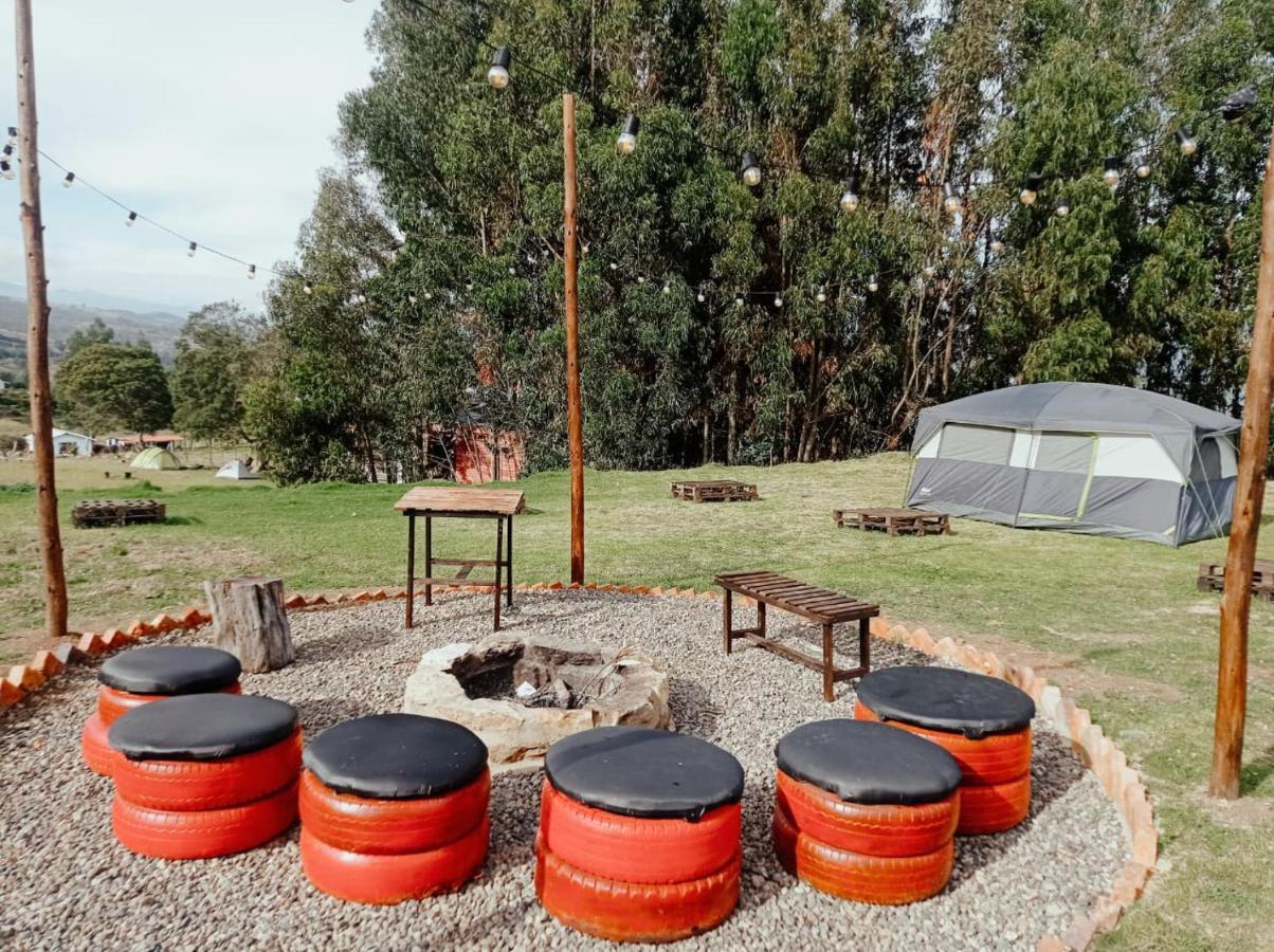 Camping Las Acacias Guatavita Exterior foto