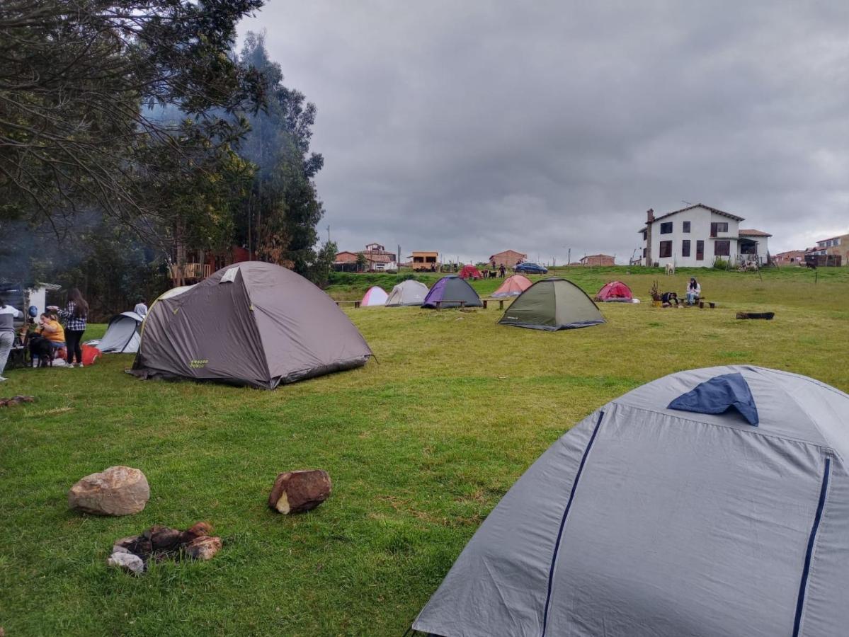 Camping Las Acacias Guatavita Exterior foto