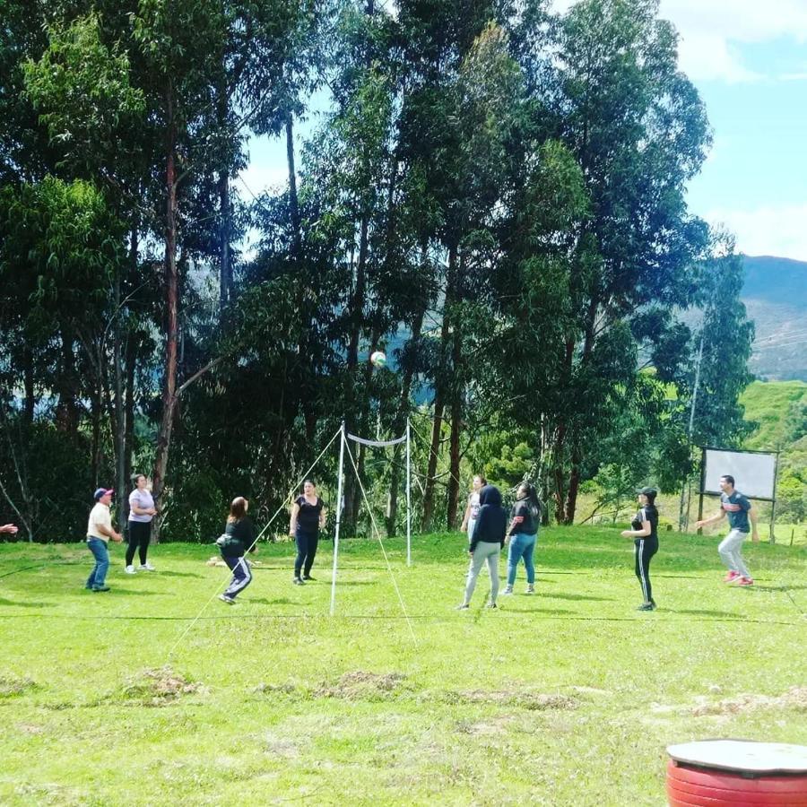 Camping Las Acacias Guatavita Exterior foto