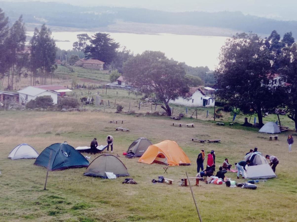 Camping Las Acacias Guatavita Exterior foto