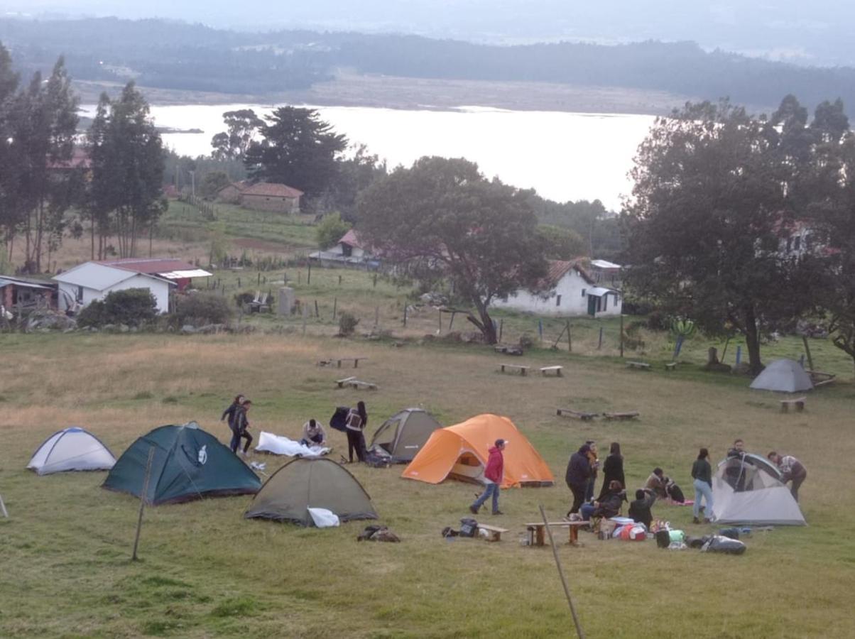 Camping Las Acacias Guatavita Exterior foto