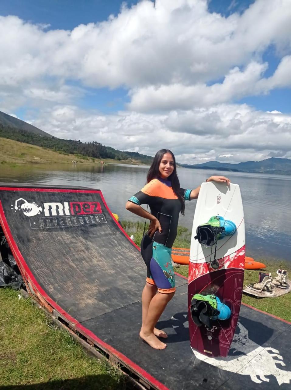 Camping Las Acacias Guatavita Exterior foto