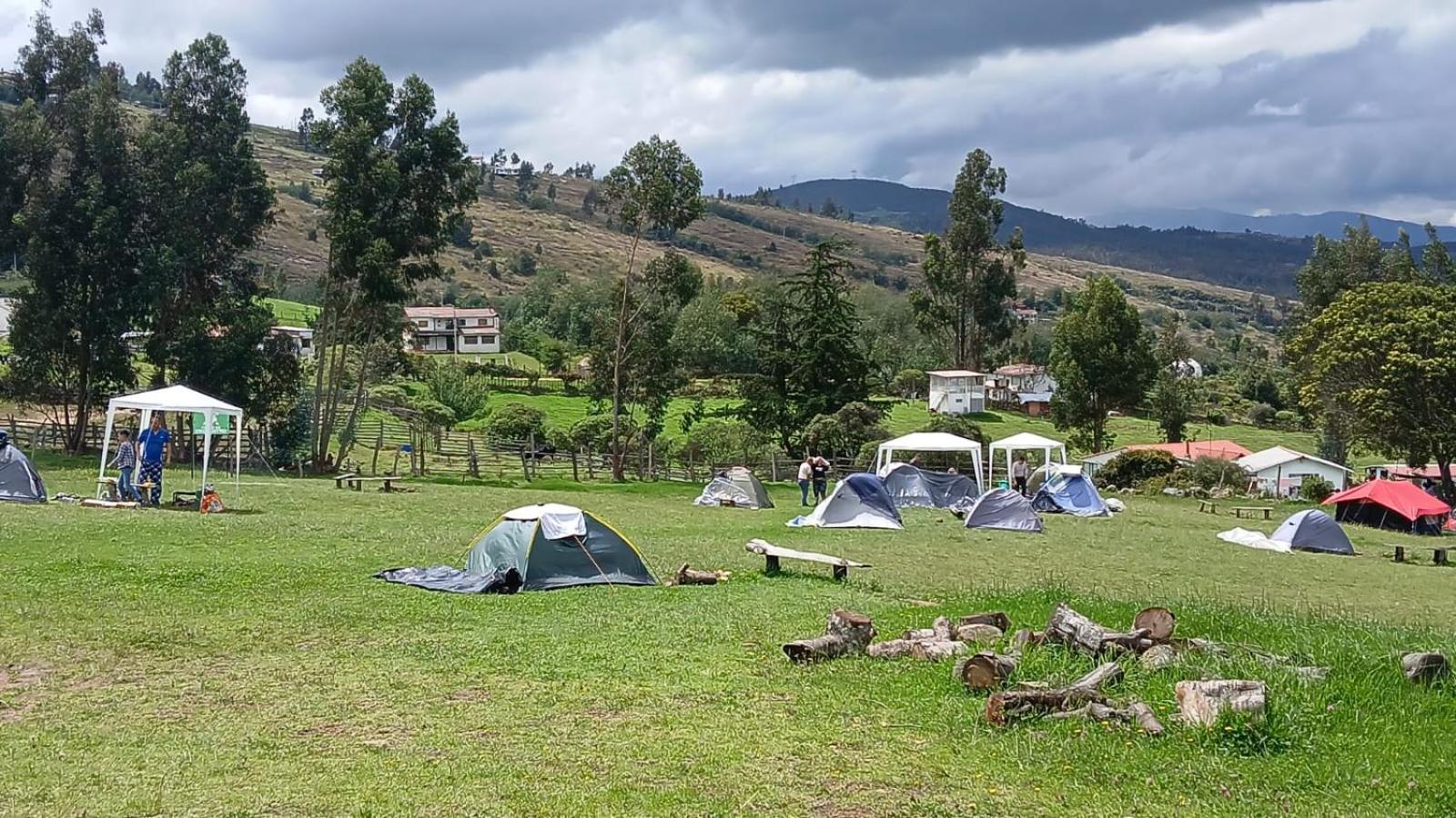 Camping Las Acacias Guatavita Exterior foto