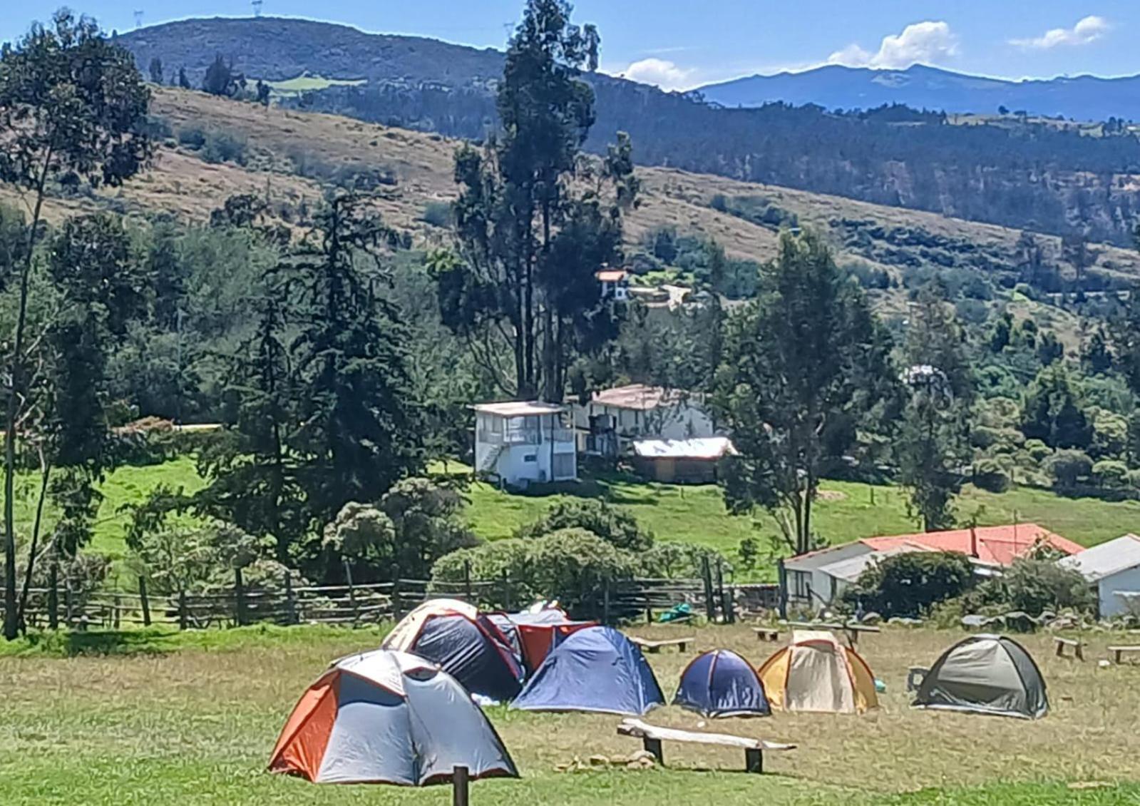 Camping Las Acacias Guatavita Exterior foto